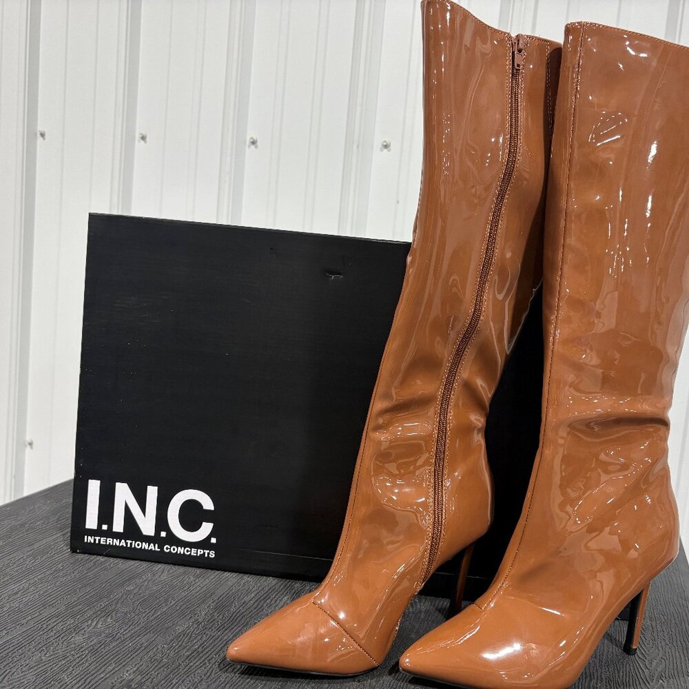 ✨ INC Charlotte Pointed‑Toe Stiletto Boots – Size 7 (Brand New!) ✨